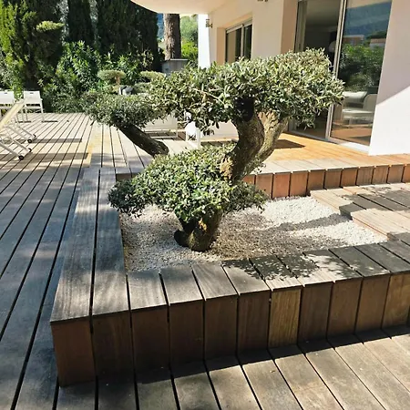 شقة Esprit - Luxe Jardin Et Piscine 300m كافالير سور مير